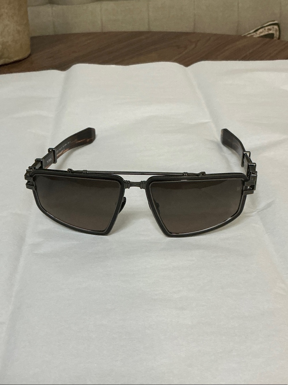 Balmain titan black rhodium sunglasses